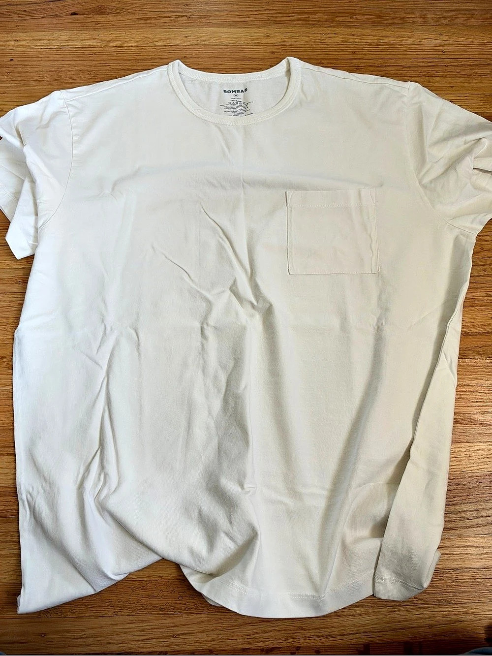 Bombas Men's Premium Weight Relaxed Pocket Tee White xLarge